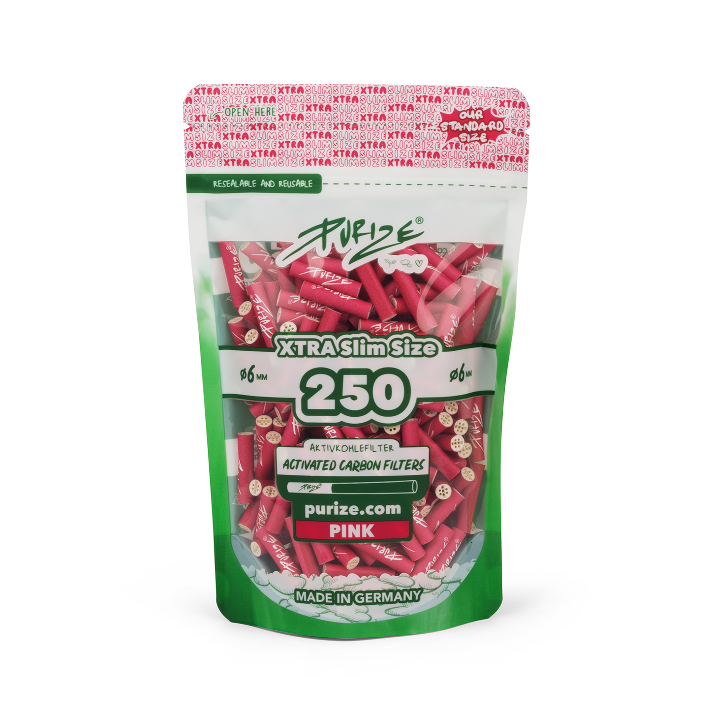 PURIZE® XTRA Slim Size pink 250 Stück