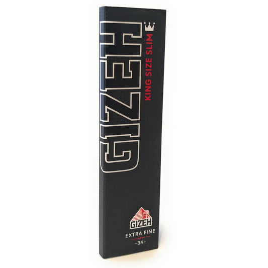 GIZEH BLACK® King Size Slim - 34 Blättchen