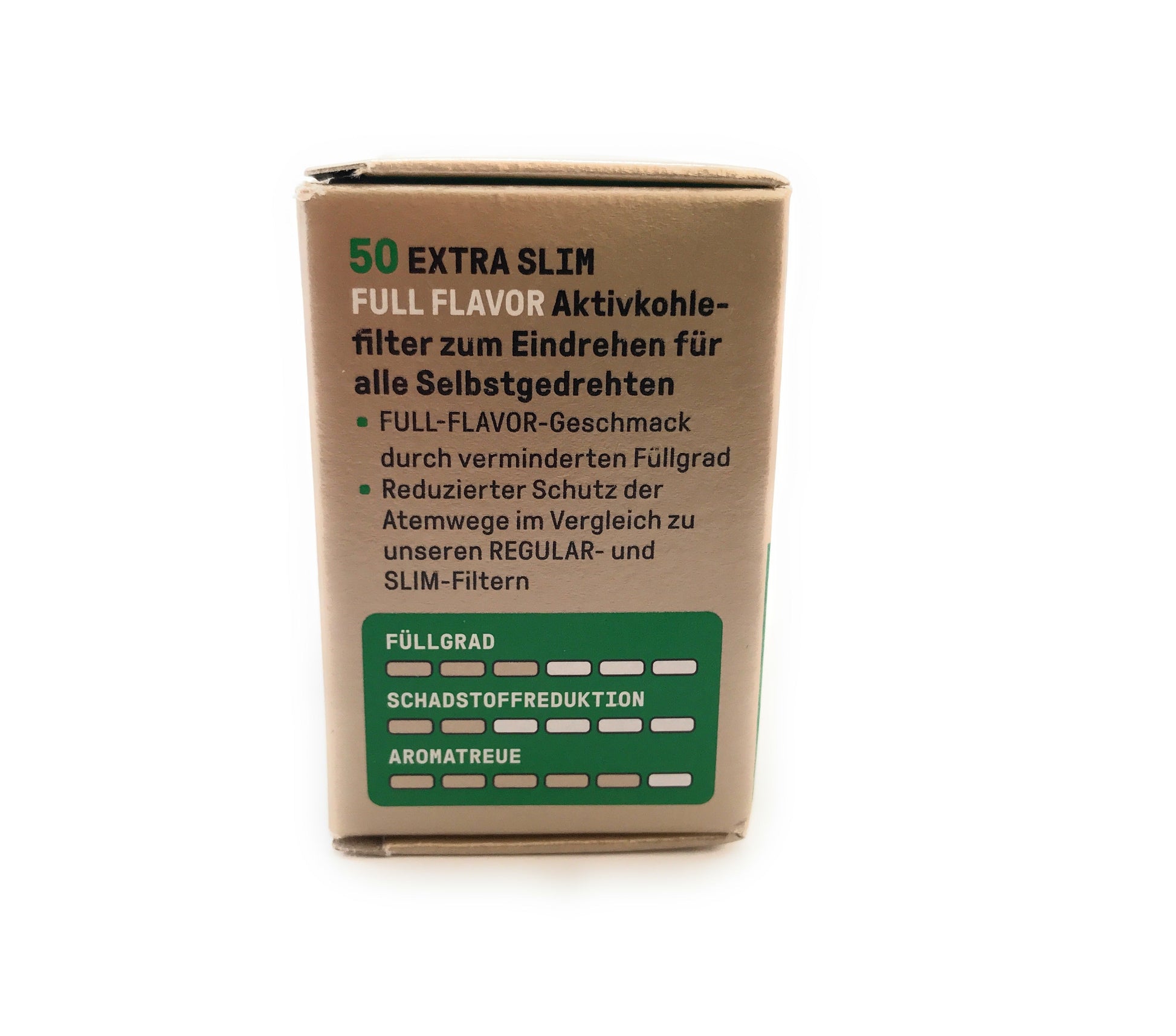 actiTube Aktivkohlefilter Extra Slim 50er Pack Ø6mm
