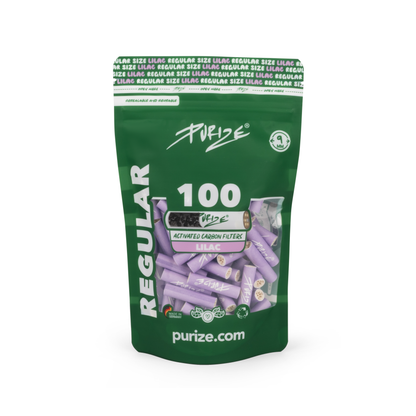 PURIZE® 100 Regular Size Aktivkohlefilter lila