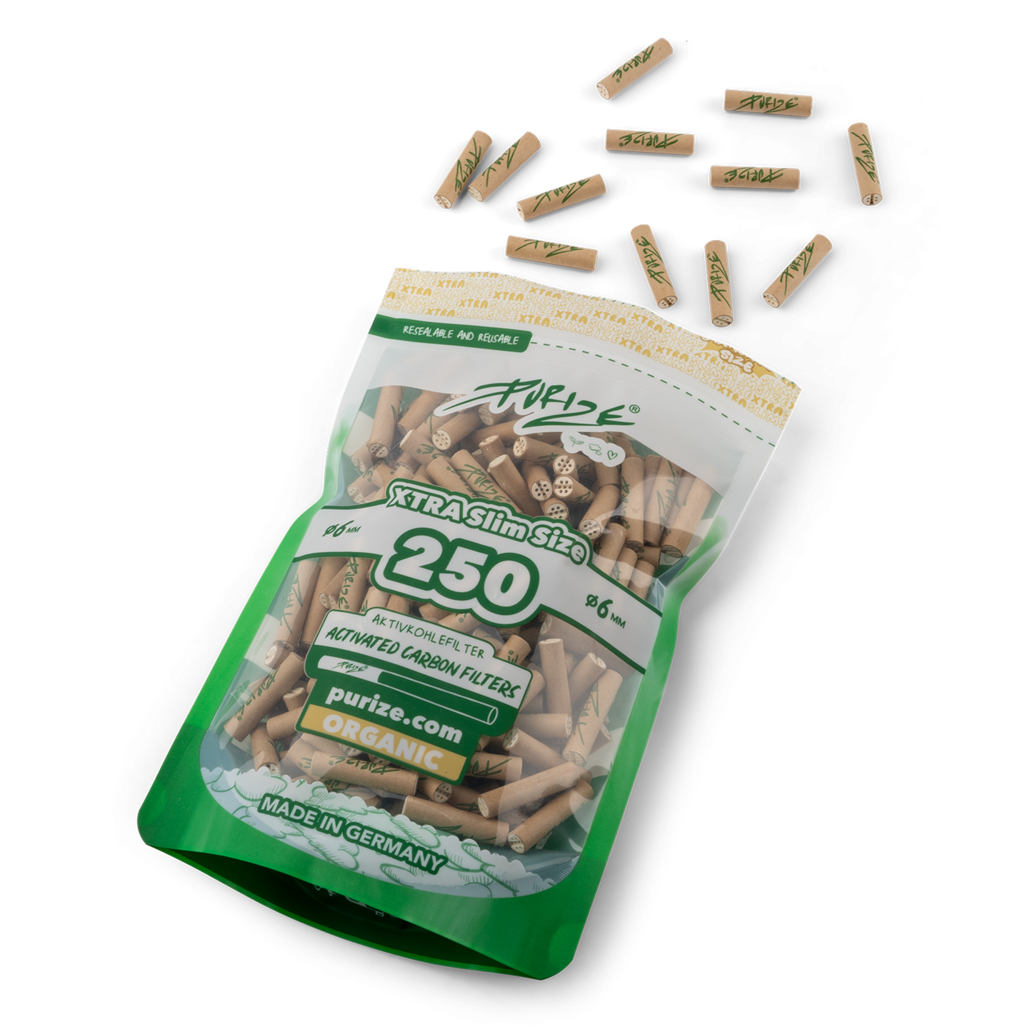 PURIZE® XTRA Slim Size organic 250 Stück