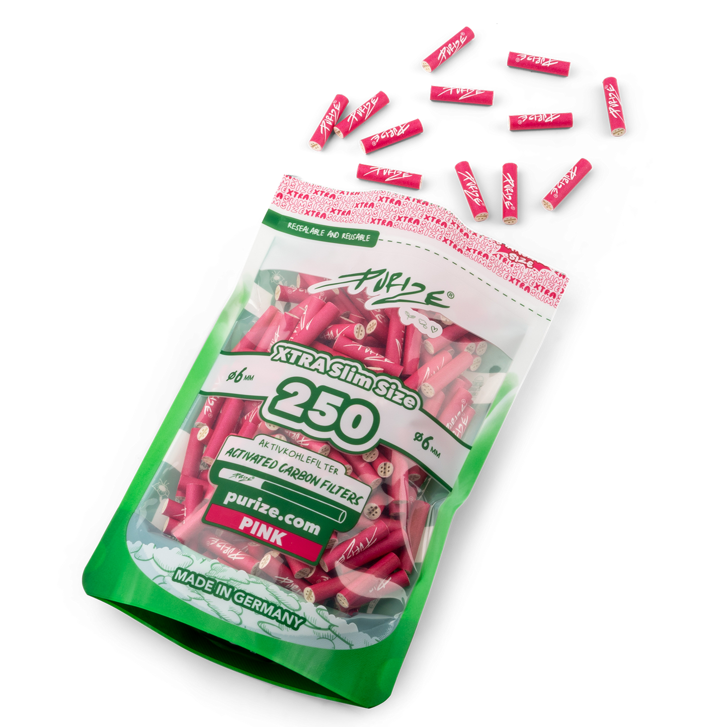 PURIZE® XTRA Slim Size pink 250 Stück