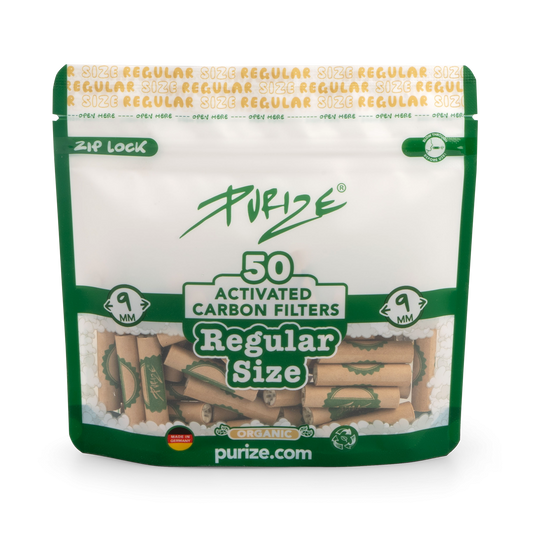 PURIZE® 50 Regular Size Aktivkohlefilter organic