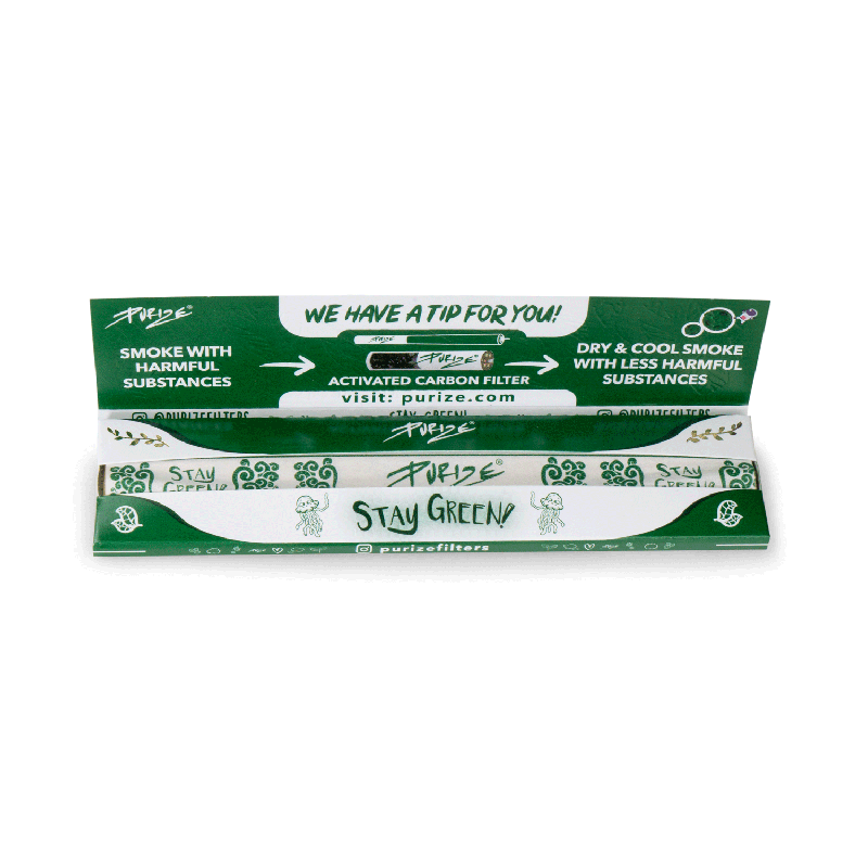 PURIZE® King Size Slim Papers – 32 Blättchen