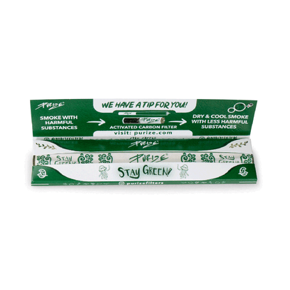 PURIZE® King Size Slim Papers – 32 Blättchen