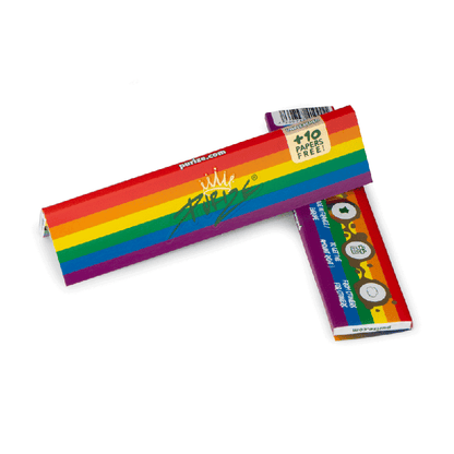PURIZE® King Size Slim Rainbow Papers – 32 Blättchen