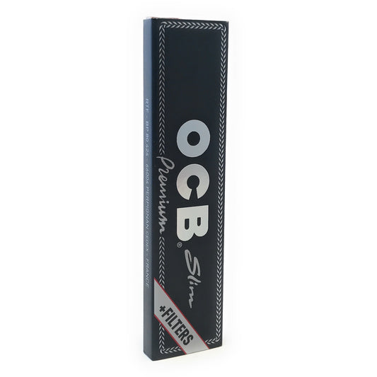 OCB-Premium-King-Size-Papers-schwarz-Filters-und-Tips