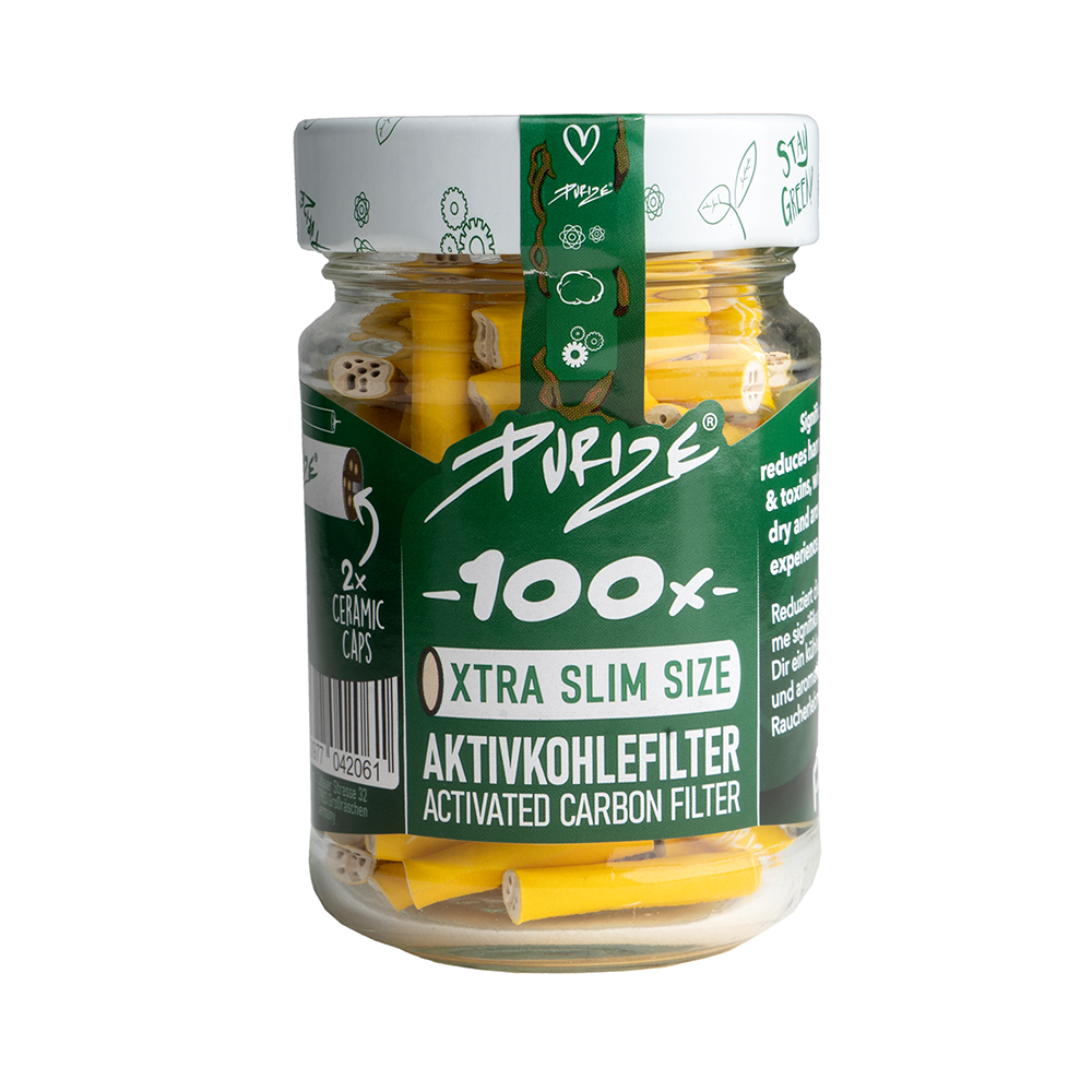 purize-aktivkohlefilter-im-glas-gelb-100-6mm-xtra-slim-size