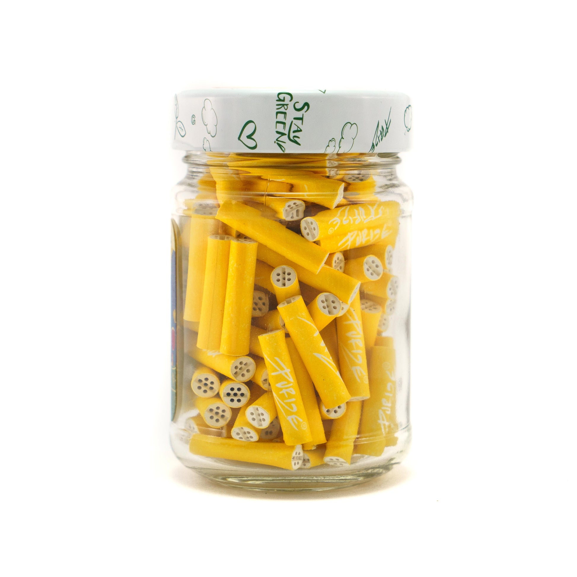 purize-aktivkohlefilter-im-glas-yellow-100-6mm-xtra-slim-size